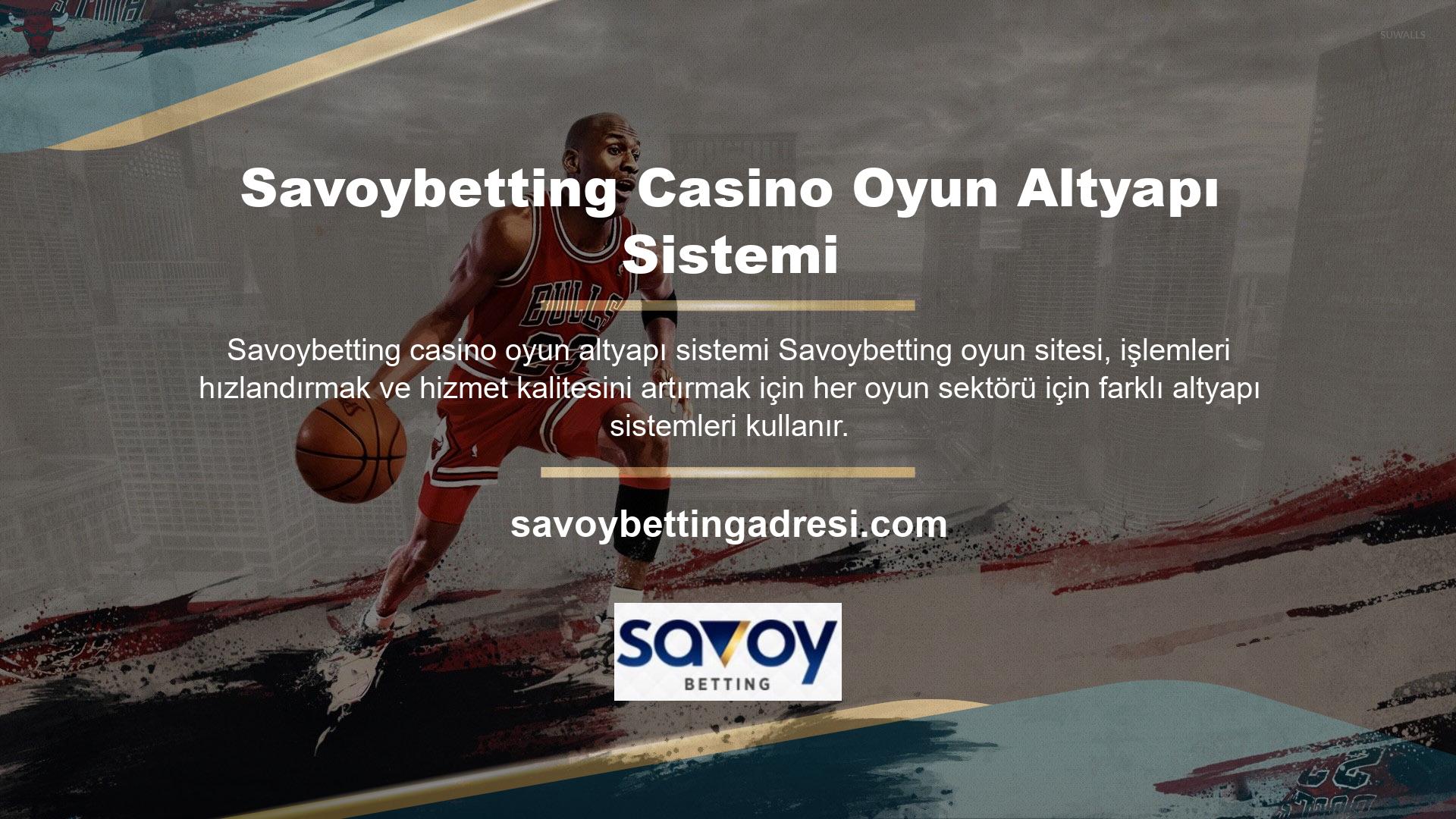 Savoybetting bahislerini araştıran herkes, casino oyunları alanında birçok oyun sağlayıcı olduğunu bilir